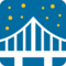 Bridge at Night emoji on Google
